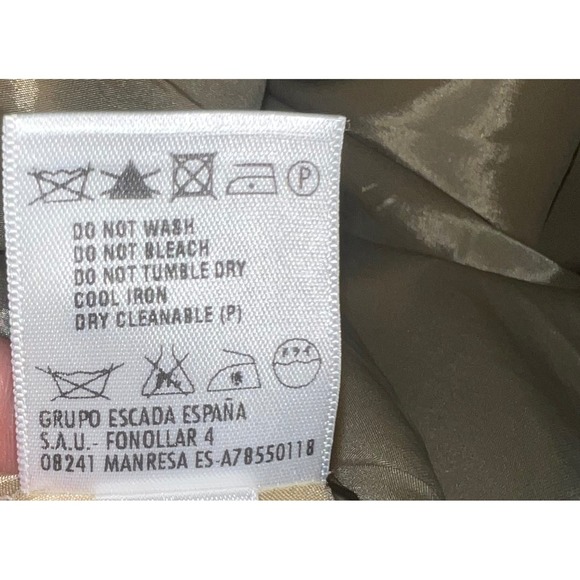 Escada Pencil Skirt Sz 38 Boho Office Siren Chic Designer Workwear - Picture 6 of 8